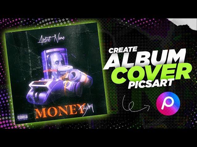 How To Make Album Cover In PicsArt | Make Cover art in Android | Like Photoshop