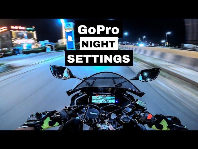 Ultimate GoPro Night Motovlog Tips  | Hero 10/11 & Older for Pro Quality Night Rides #gopro