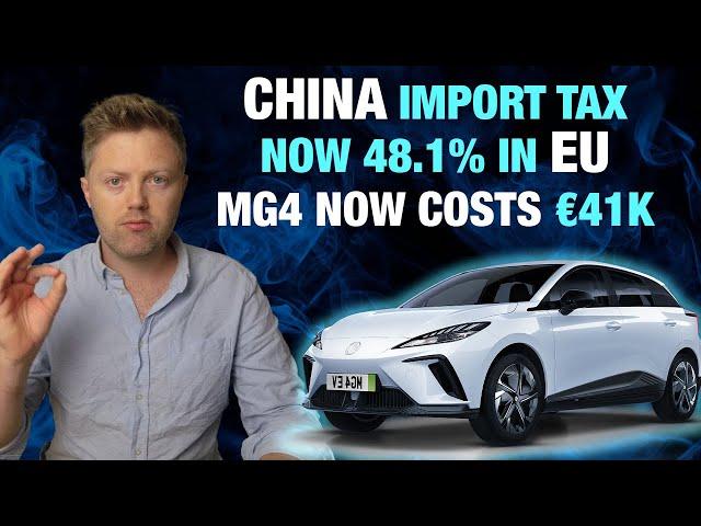 EU Raises Tax to 48.1% on China EV’s based on their behaviour