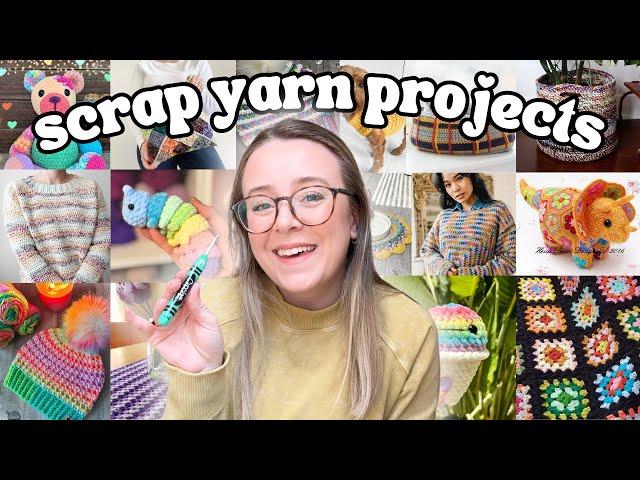 40+ Scrap Yarn Crochet Project Ideas With Patterns! 