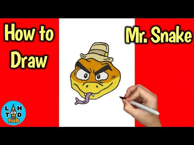 How to Draw Mr. Snake | The Bad Guys Art Lesson