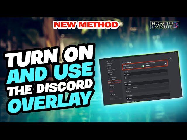 How to Turn on and Use the Discord Overlay 2024