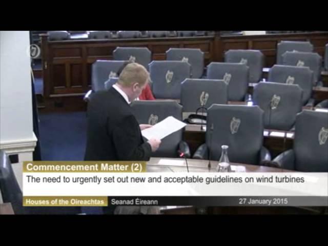 Senator Thomas Byrne calls for the revision of current Wind Turbine Planning Guidelines