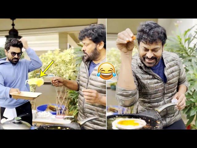 Mega Star Chiranjeevi Super Fun With Ram Charan | Sai Dharam Tej | Niharika | Vaishnav Tej | DC