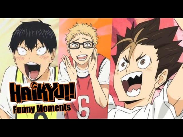 Haikyu!! Season 1 Funny Moments!