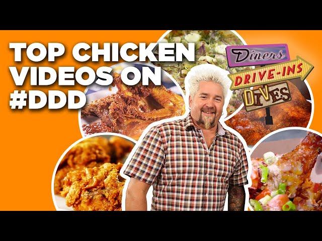 Top Chicken Dishes on #DDD with Guy Fieri | Diners, Drive-Ins, and Dives | Food Network