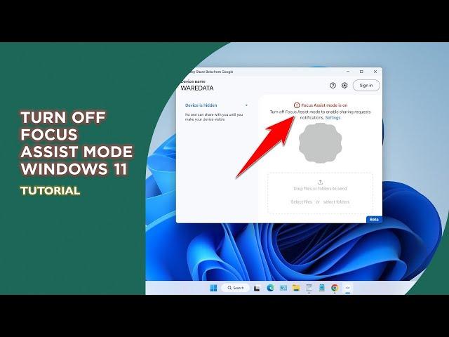 How to Turn off Focus Assist on Windows 11 2023 and Newer