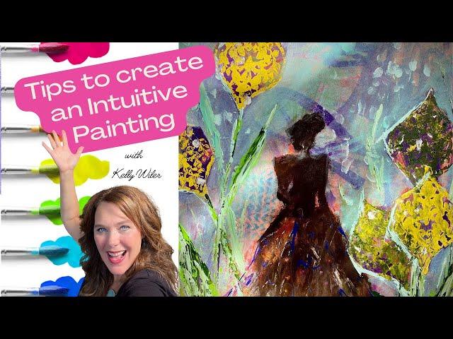 #intuitiveart Tips on how to Create an Intuitive Painting