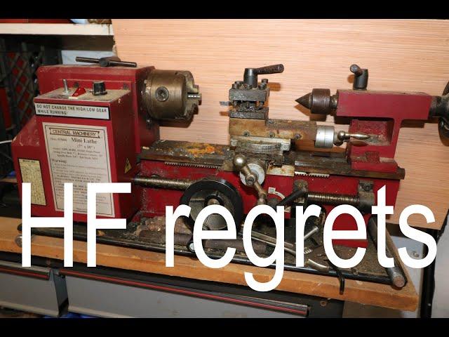 Harbor Freight tools Mini Lathe was a bad buy, Free laser tool draw from Coffee and Tools ep 275