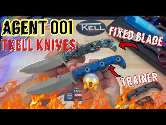 Greatest EDC Self Defense Fixed Blade? TKell Agent 001 by The Knife Junkie! 2024