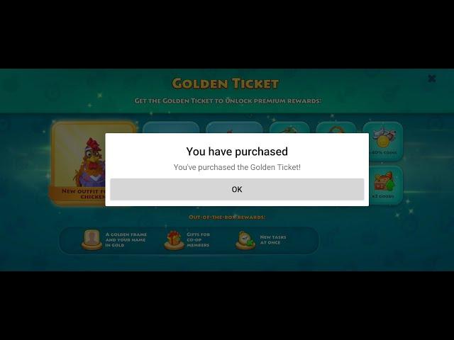 Township: Purchased Golden Ticket