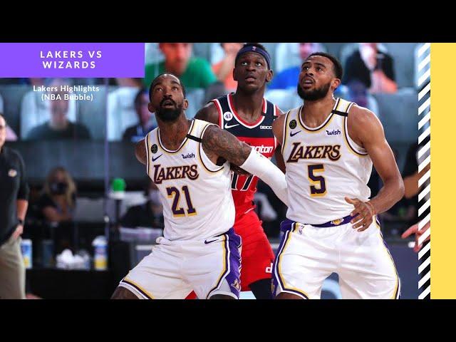 Los Angeles Lakers vs Washington Wizards (Lakers Highlights) | NBA Bubble in Orlando | July 27, 2020