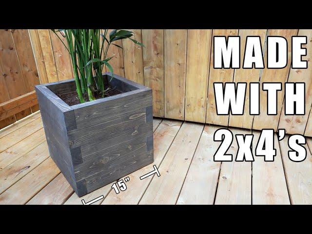 DIY Planter Box with 2x4's - How to make