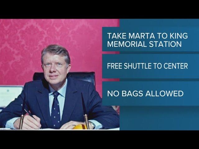 How to pay respects to Jimmy Carter in Atlanta
