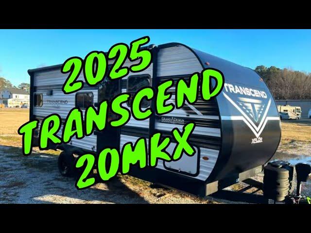 NEW 2025 GRAND DESIGN TRANSCEND XPLOR 20MKX TRAVEL TRAILER QUEEN BED Dodd RV SHOW WALKTHROUGH