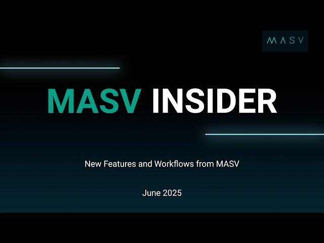 MASV Insider: MASV Express and New Workflow Tools!