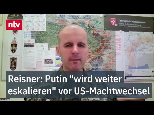 Reisner zu Trumps Ukraine-Plänen: Putin "wird weiter eskalieren" vor US-Machtwechsel | ntv