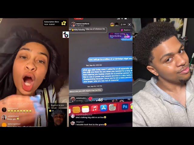 Trinity Marie (Tmarie) + Kees Crawford ARGUE ON LIVE (HOT TEA‼️) | DramaLounge