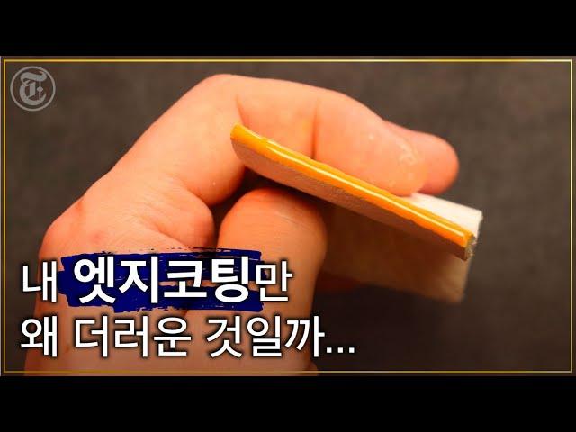 How to do leather craft edge coating well  Leather craft Handmade