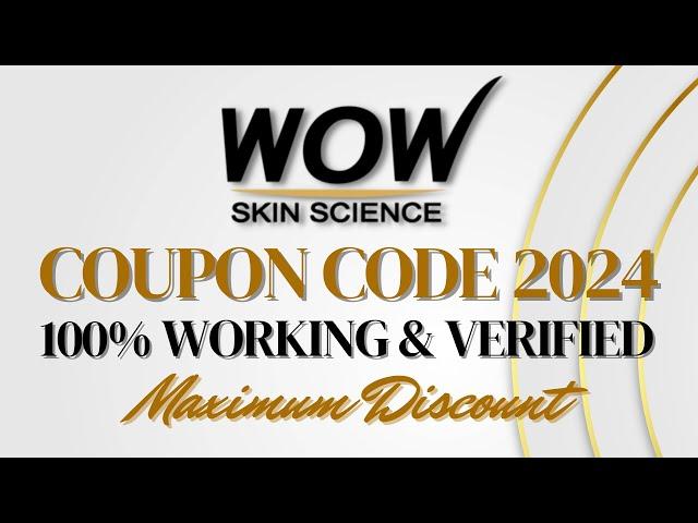 Wow Skin Science Coupon CodeWow Skin Science Discount CodeWow Skin Science Promo Code