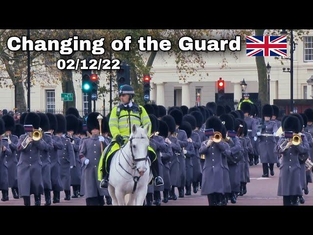 New Guards leaves Wellington Barracks 02/12/22