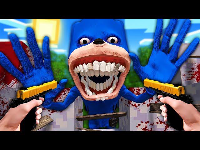 OBRONA BAZY PRZED SHIN SONIC w MINECRAFT, ALE TO BONELAB!