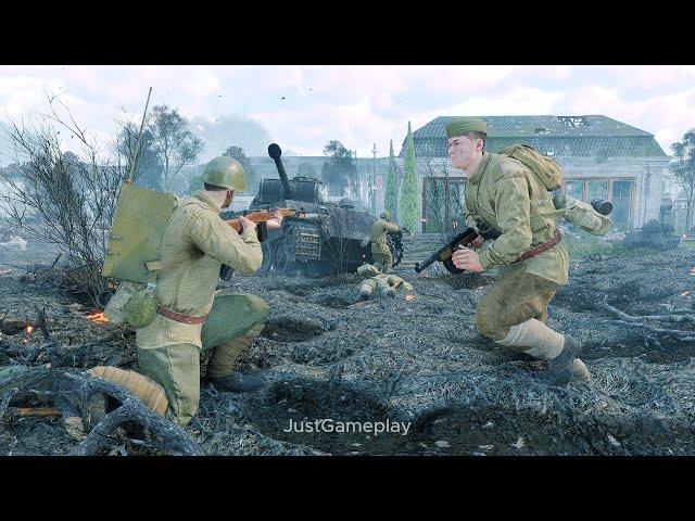 Enlisted Gameplay: Red Army - Battle of Berlin - Ministry Garden | No Commentary