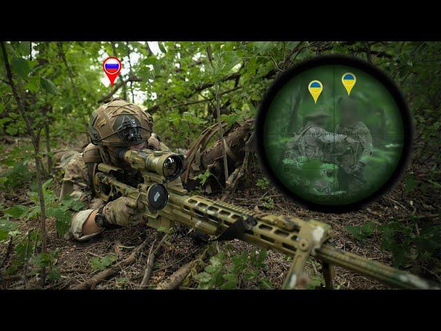 Terrifying!! Russian Snipers Strike Ukrainian Troop Rotation