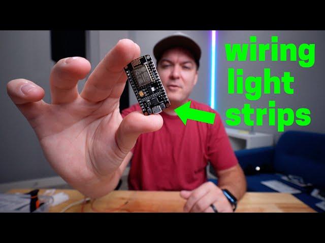 Wiring 24v RGB COB Light Strips! with a ESP8266 using WLED