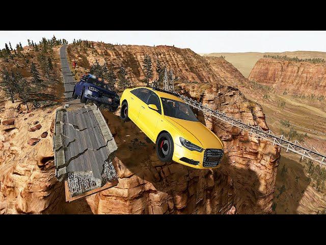 Police Car CHASE VS LONG BRİDGE / BeamNG Drive