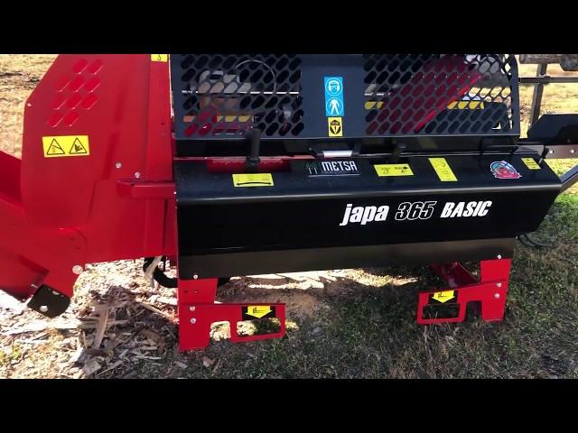 Japa 365 Basic tractor PTO driven firewood processor overview