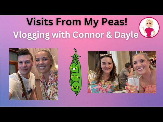 Visits From My Peas! Vlogging with @THECLOSETbyConnor and @DaylesAddiction