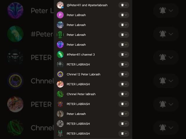 @PETERLABRASH1 #peterlabrash #musicgenre #hashtags All my youtube channels...