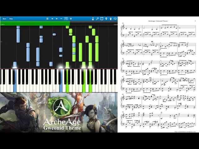 ArcheAge - Gweonid Theme [Piano Transcription]