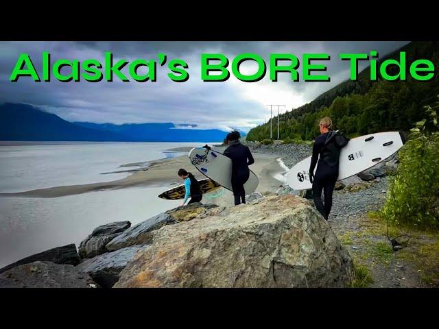 Alaskans surf the FAMOUS Cook Inlet Bore Tide! Exploring more of Alaska's beauty!