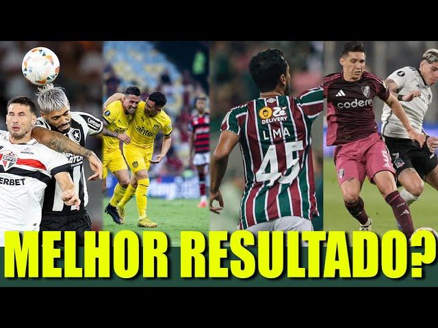 MELHOR DAS QUARTAS? FLU E PEÑAROL VENCERAM! BOTAFOGO E RIVER SE COMPLICARAM OU SÃO FAVORITOS?