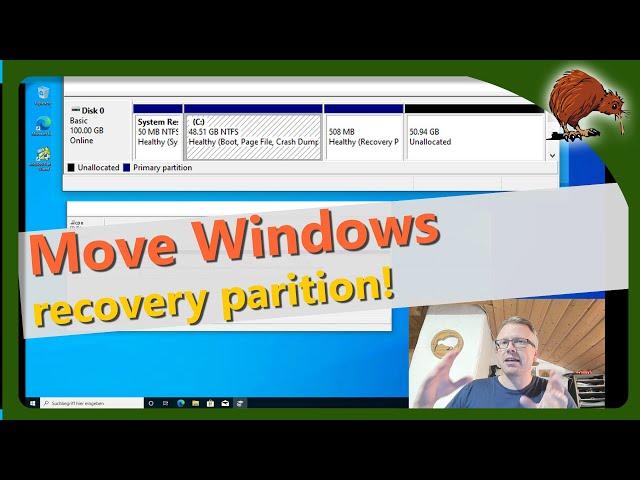 Move Windows recovery partition