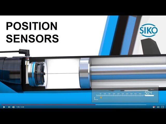 SIKO SGH Position Sensors for Hydraulic and Telescopic Cylinders - Measuring length 0 to 5 m