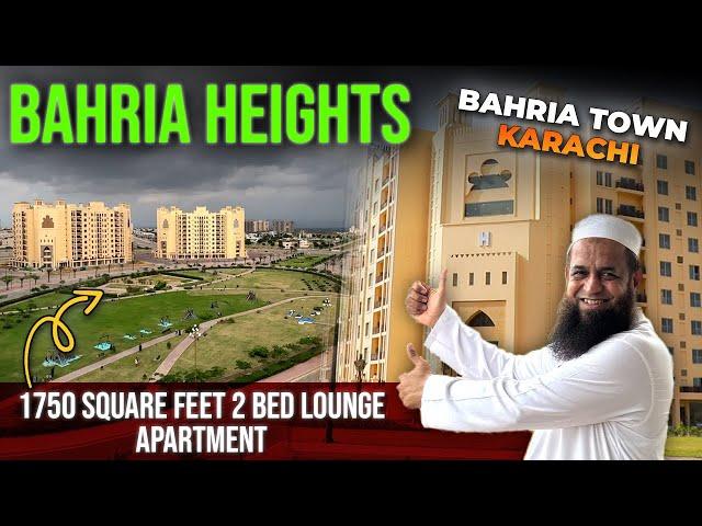 1750 Square Feet 2 Bed Lounge Apartment | Bahria Heights | Bahia Town Karachi #bahriaheightskarachi