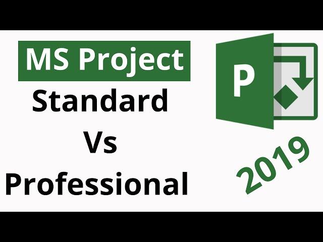 Difference Between MS Project Professional And MS Project Standard