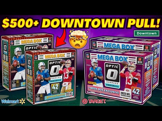 *INSANE $500+ DOWNTOWN! OPTIC FOOTBALL MEGA BOX BATTLE (WALMART vs TARGET)