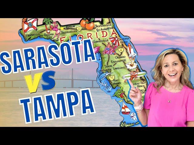 SARASOTA VS. TAMPA. Florida Gulf Coast Cities. Choosing the Right City for YOU.