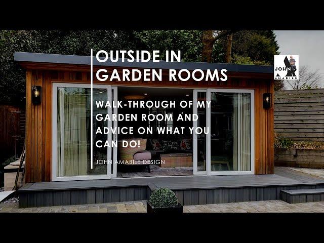 Outside In Garden Room  |  She Shed  | Man Cave  | Garden Office  | Outdoor Living | Create Space