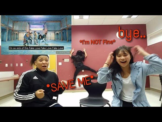 BTS "FAKE LOVE" MV REACTION [watch until the end] *GOODBYE TO WIGS/LIFE/SOUL*