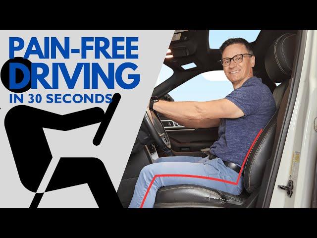 Pain-Free Driving | How to Adjust Your Car Seat To Prevent Back Pain