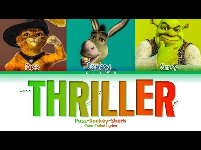 Shrek Extras 'THRILLER' Lyrics (Color Codes Lyrics)