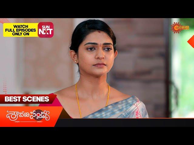 Sravana Sandyaa - Best Scenes | 09 Oct 2024  | Gemini TV | Telugu Serial