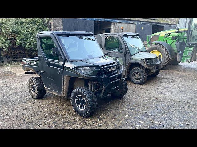 JOHN DEERE GATOR VS POLARIS RANGER!