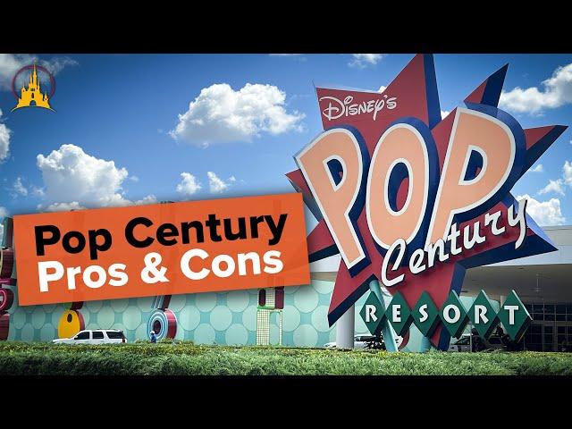 Disney's Pop Century Resort tour (rooms, pools, dining)