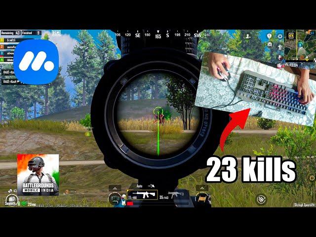 BGMI MOBILE PC : 23 Kills Best Emulator Gameplay | 90 FPS | MUMU PLAYER